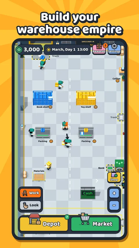 Cargo King: Idle Warehouse — screenshot 1