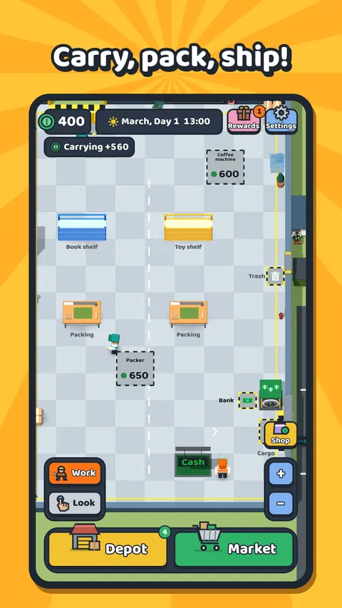 Cargo King: Idle Warehouse — screenshot 2