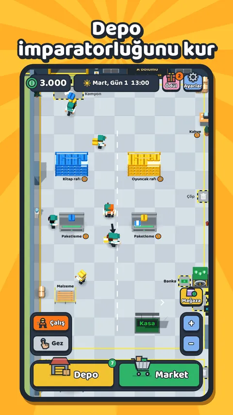 Cargo King: Idle Warehouse — ekran görüntüsü 1