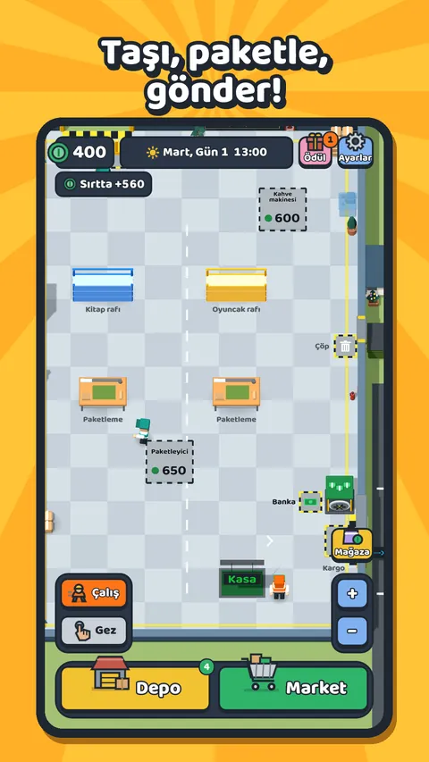 Cargo King: Idle Warehouse — ekran görüntüsü 2