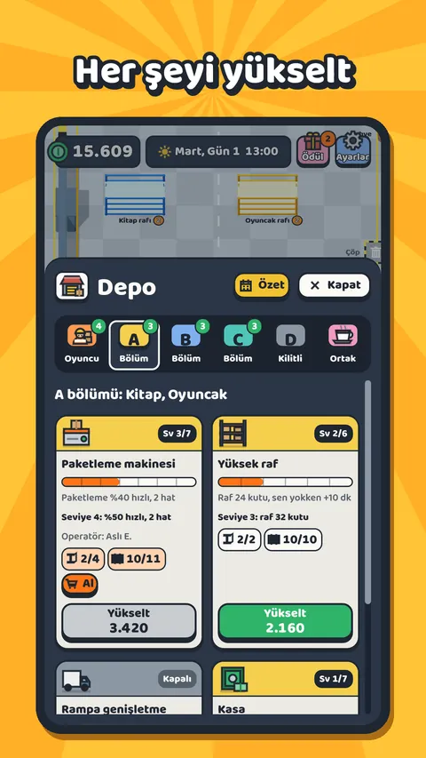 Cargo King: Idle Warehouse — ekran görüntüsü 3
