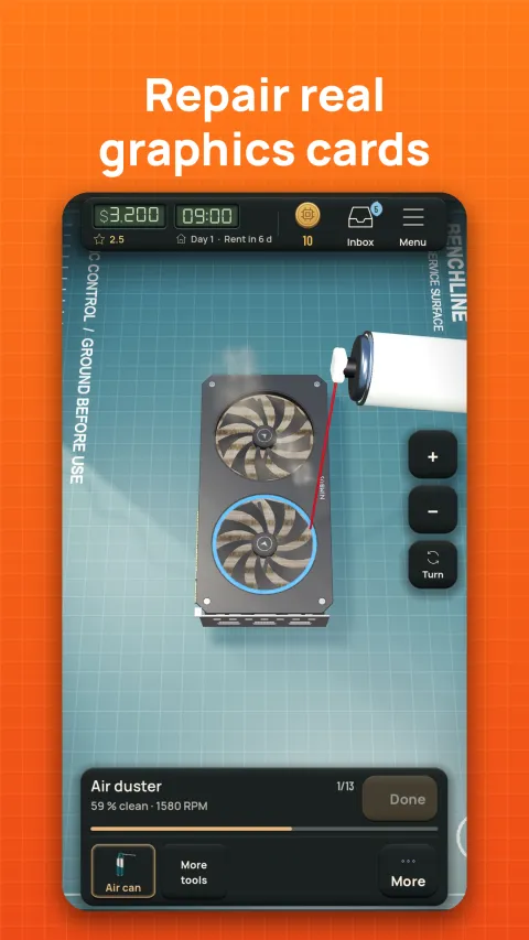 Fix Bench: Tech Repair Sim — screenshot 1