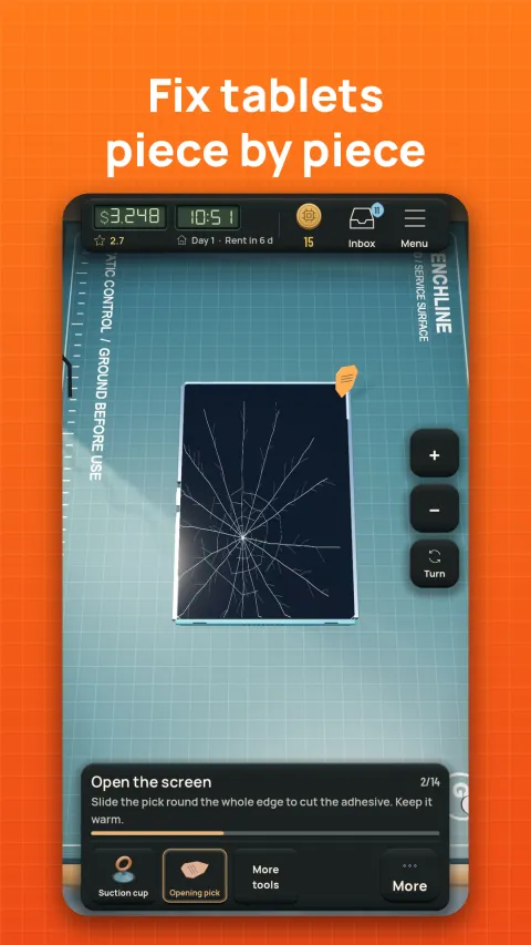 Fix Bench: Tech Repair Sim — screenshot 3