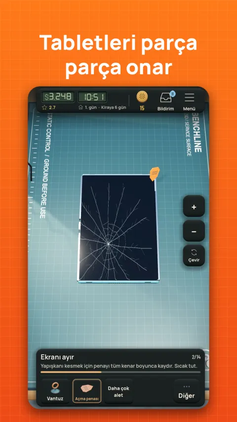 Fix Bench: Tech Repair Sim — ekran görüntüsü 3